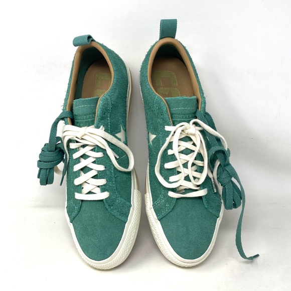 Converse One Star Pro Vintage Suede Shoes Men Size Green Casual Low Top A02947C - Picture 5 of 10
